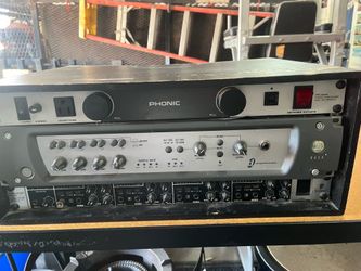 Phonic ppc 8000 digi 002 rack and power play pro xl