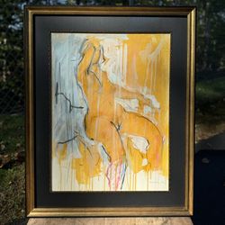 Beautiful Jack Meanwell 1994 Figural Watercolor 