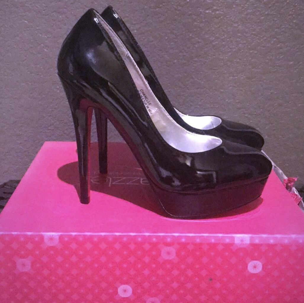 Black Patent Heels