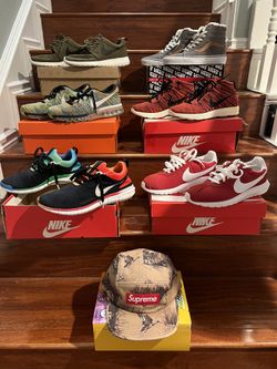 DEADSTOCK SNEAKERS & SHOES -  Nike Flyknit, Roshe Run, Air Max Multicolor, Vans, Chukka, Sk8 Hi, Supreme