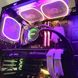 Gaming Computer PC Setup Intel i7 7700K 16 GB RAM, RX 5600 XT, 1 TB NVME SSSD + 2 TB HDD Windows 10 