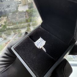 5ct Moissanite Engagement Ring 