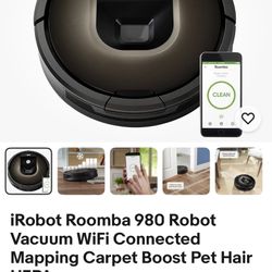 Vacuum iRobot Roomba 980