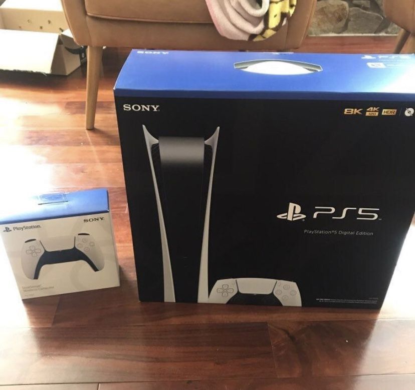 Sony Play Station 5 Digital Edition With Extra Controller