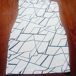 Black White Stripe Dress 