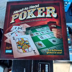 Head-to-head poker game.