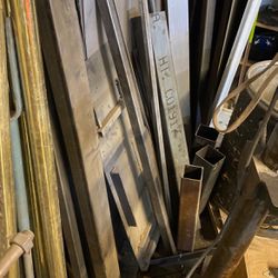 Lots of metal cutoff and steel sheets for sale!