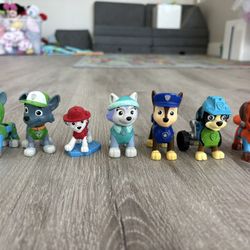Paw Patrol Figures Toys Kids Collectible 10th Anniversary 