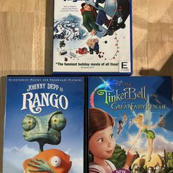 Tinker Bell, 8 Crazy Nights, & Rango