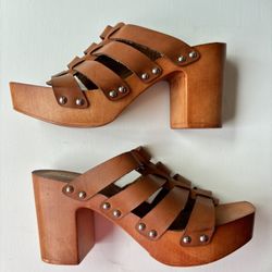Platform Wooden Shoes