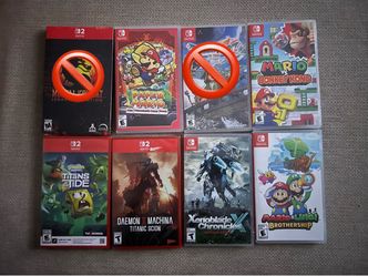 6 Brand New Sealed Nintendo Switch Games For Sale or Trades