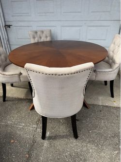 Table and chair