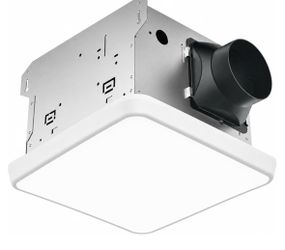 Fitop Bathroom Exhaust Fan with Light, 130 CFM, Fits 9.45 Inch Opening Quiet 1.5 Sones, 1300LM LED Light, 3CCT & Nightlight, Memory Function, Ceiling 