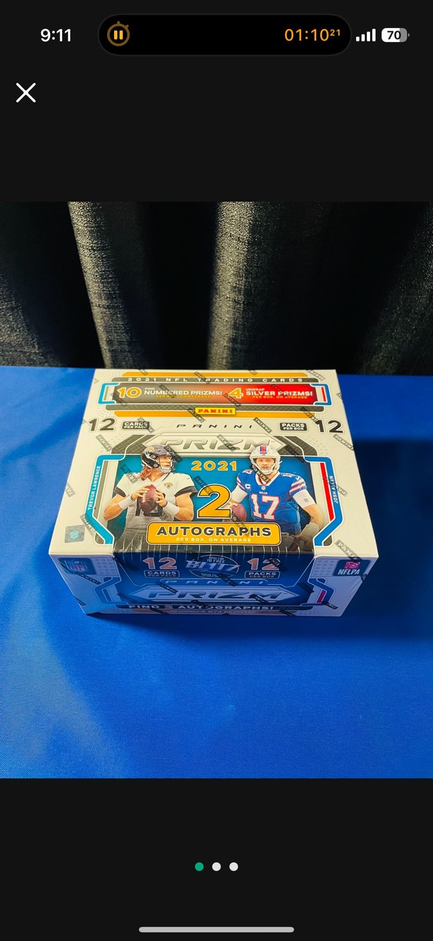 2021 PANINI PRIZM NFL FOOTBALL HOBBY BOX