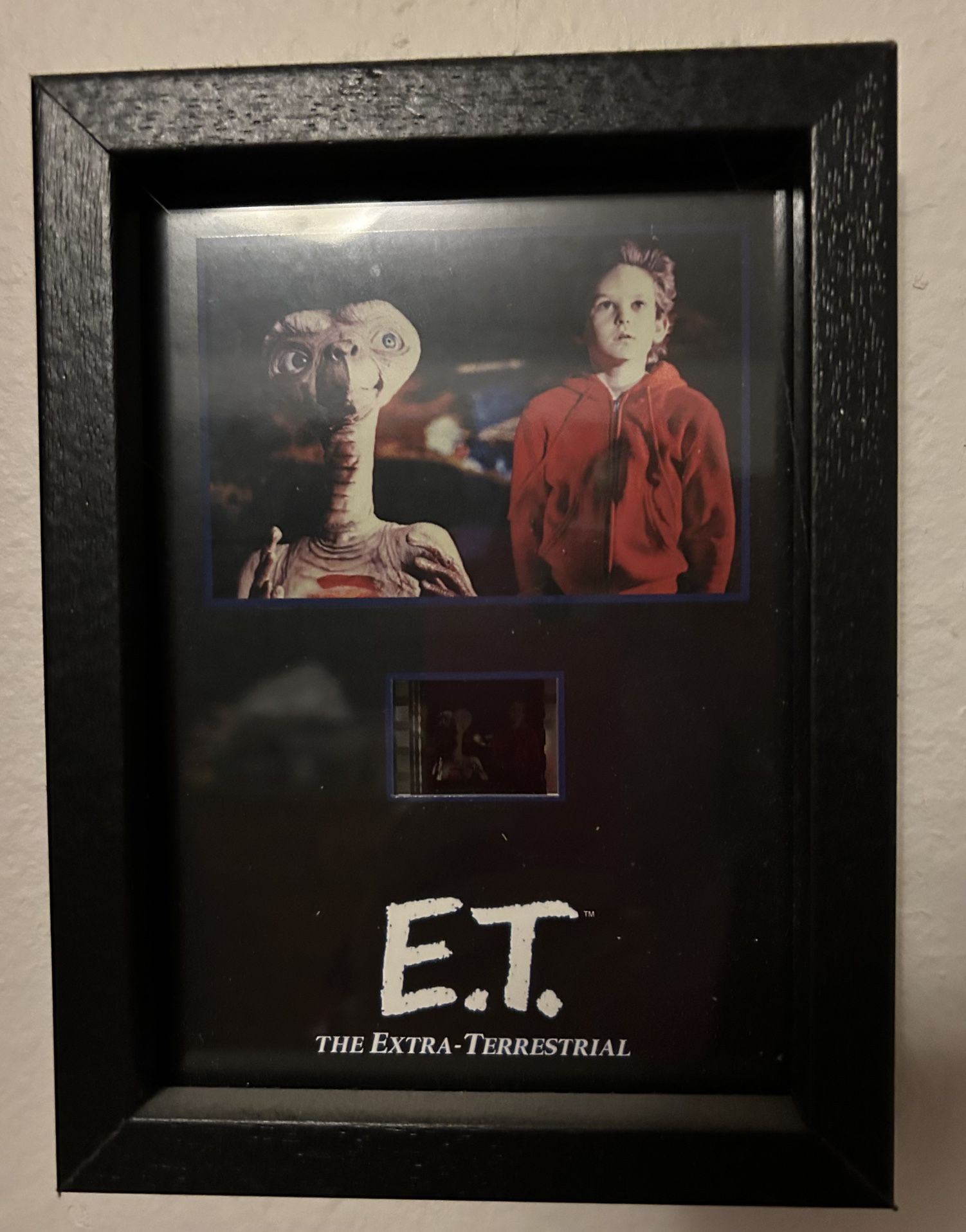 Blockbuster Executive E.T. Movie Framed Numbered Senitype Film Cell #1478
