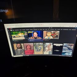 Curved Ultrawide Computer Monitor