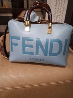 Fendi Roma By The Way Bag Light Blue