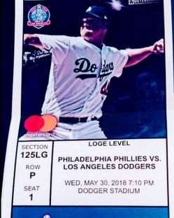 Dodger Tickets $65/ Each for 5/30