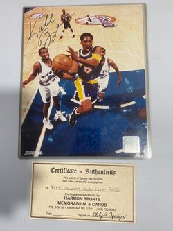 Kobe Bryant Hand-Signed 8x10 Photo – NBA Legend Collectible