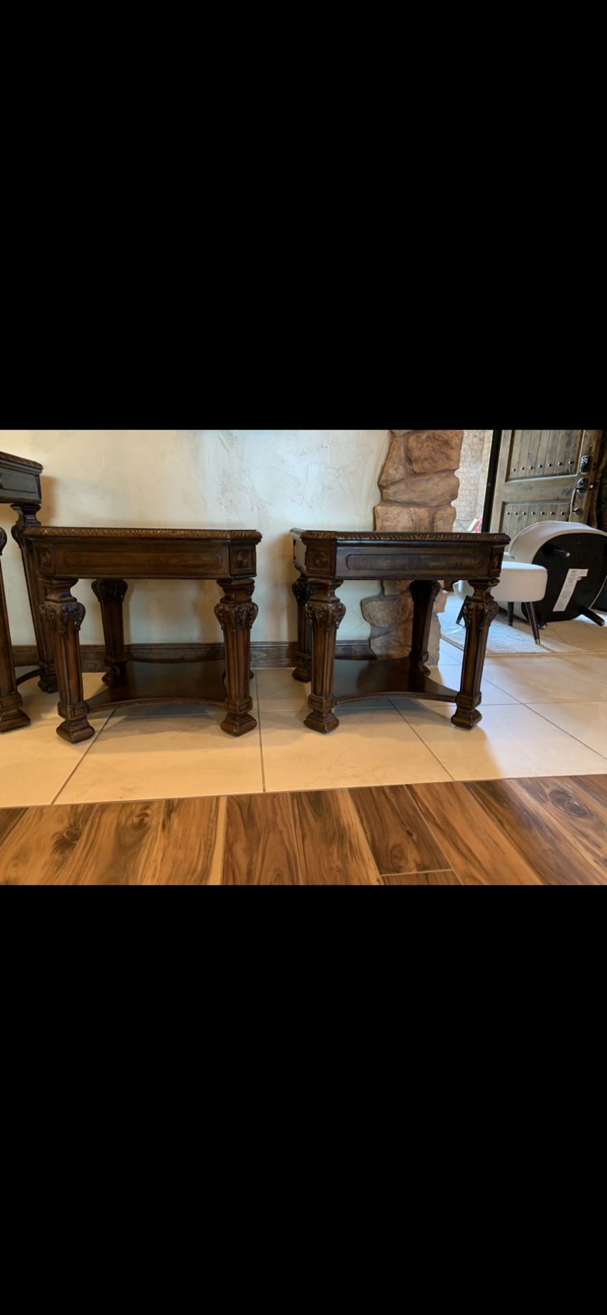 Sofa Table With Matching End Tables