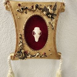 Vampire Bat Skull Decor Oddity