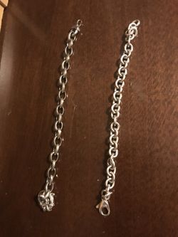 Silver bracelets