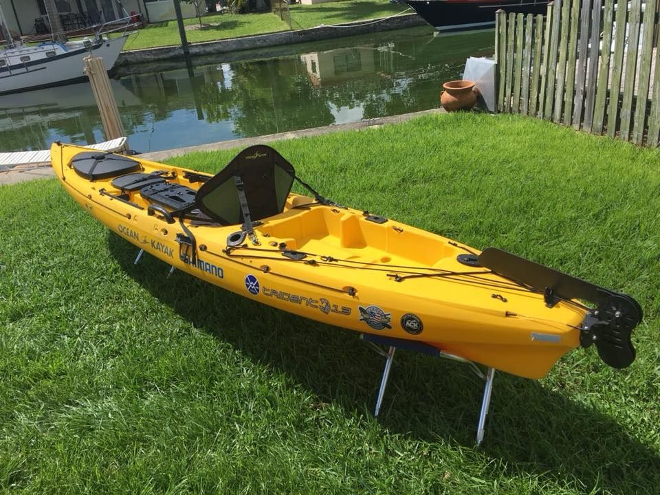Ocean Kayak Prowler Trident 13 Fishing Kayak and VHF radio for Sale in