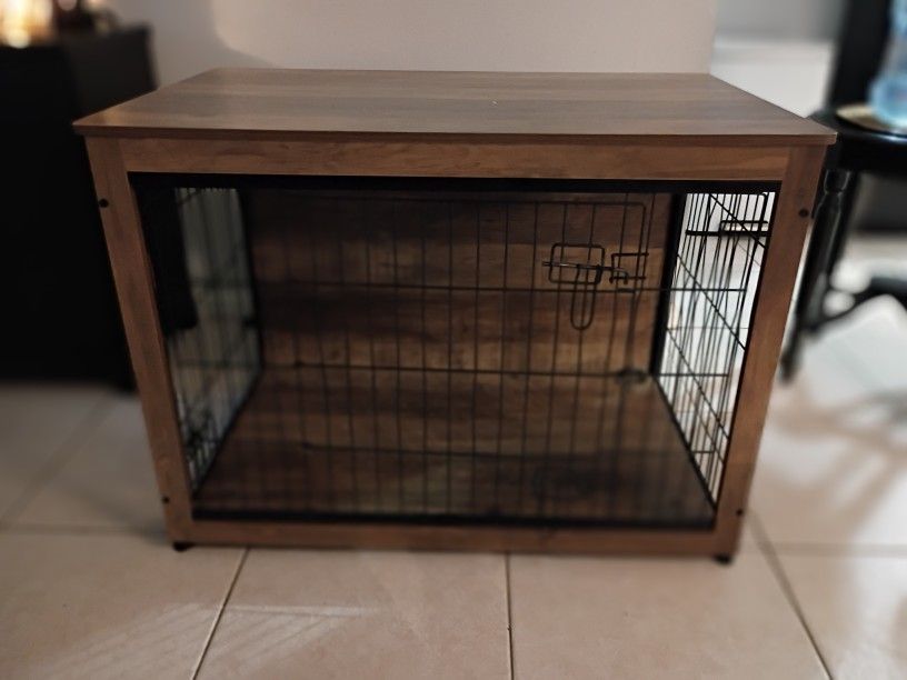Modern Table Wooden Dog Cage