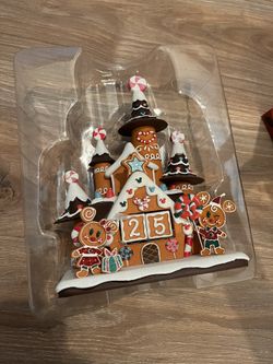 disney advent countdown calendar gingerbread style-