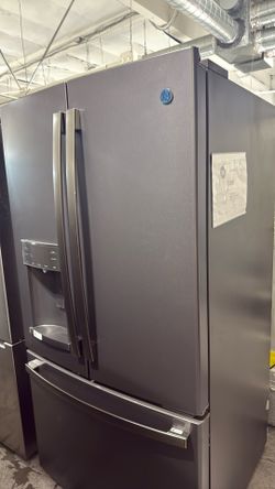 GE French store refrigerator