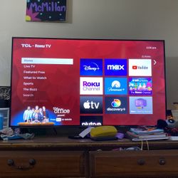 43 “ Roku Tv  With Remote 
