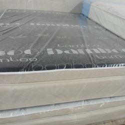 $200 Pillow Top Queen Mattress Only Brand New Free Delivery Same-day 