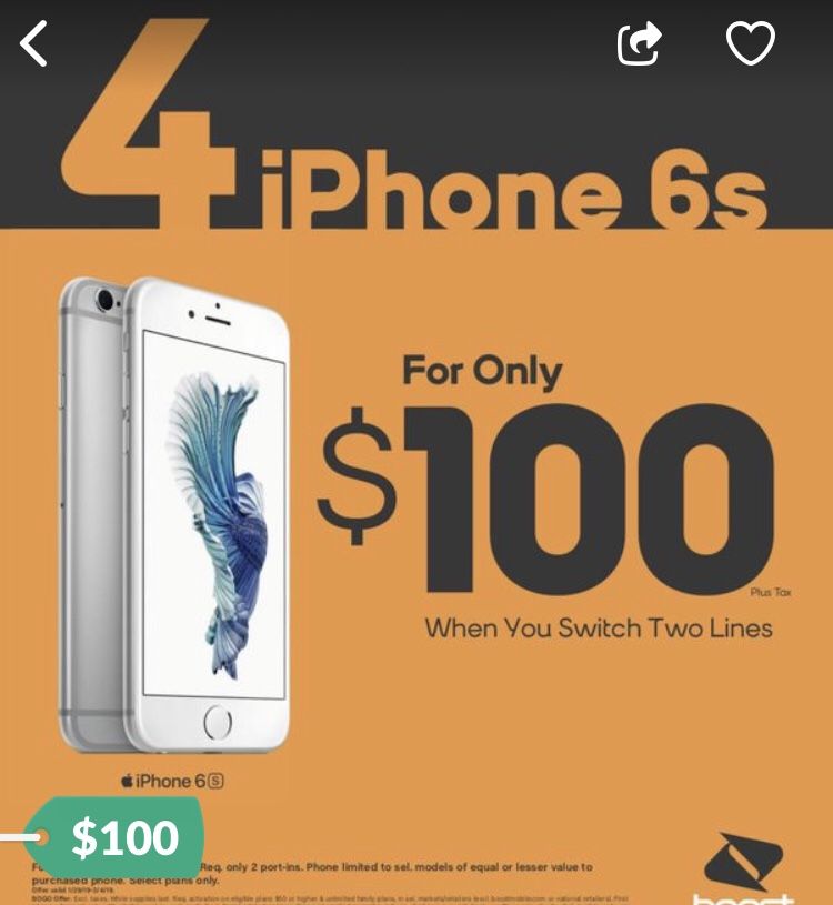 boost mobile plans 4 lines $100