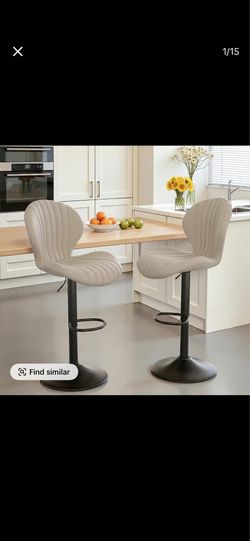 2 brown stools