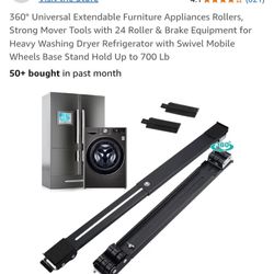 Appliance Rollers 360° Wheels (Black)