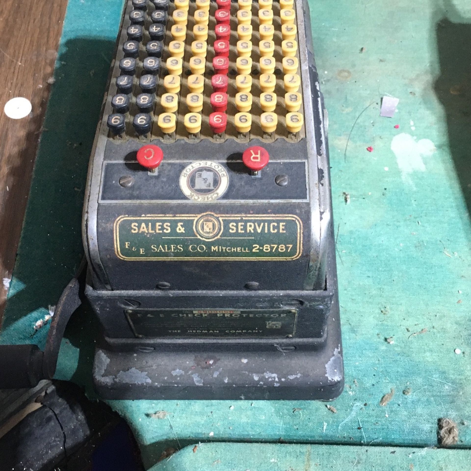 E And E Check Protector Vintage Machine