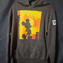 Neff Disney Collab Mickey 28 Size Medium Tie Dye print Sweatshirt Hoodie