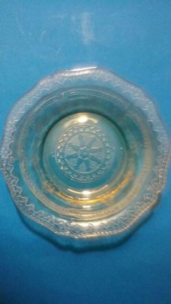 2 Antique Amber Dishes