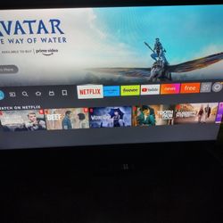 Like New 40 Inches Insignia Fire TV With Remote And Stands 