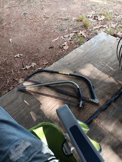 Bow Saws Stanley 24" Yard Garden Vintage Farm Work Tools