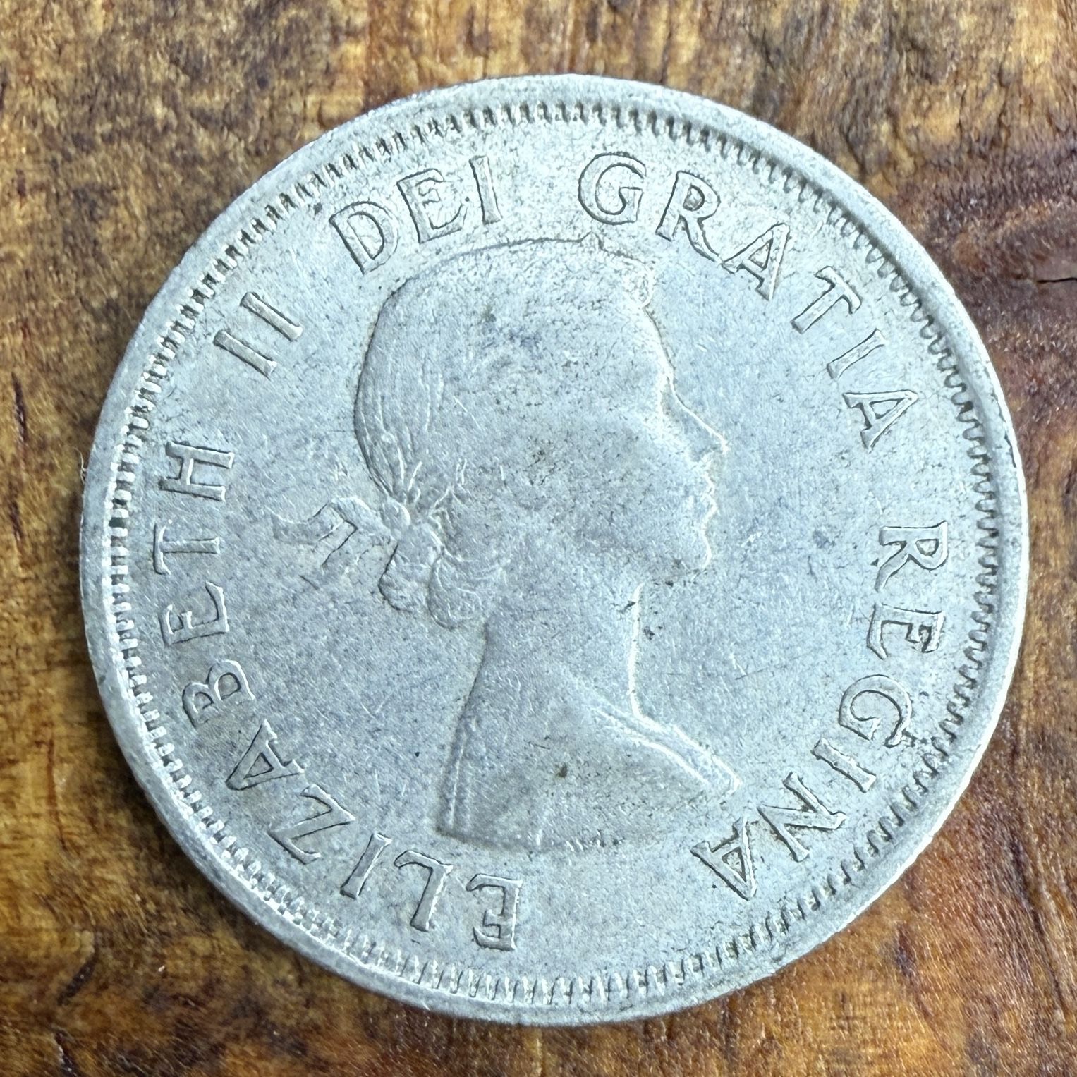 1955 Silver Canada Quarter