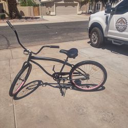 Selling A Men's Extended Frame 26 Inch Beach Cruiser Bike With Ape Bars