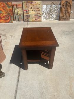 3 Brown Side Tables