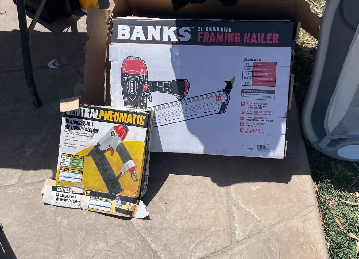 Nail Gun And Staple Gun