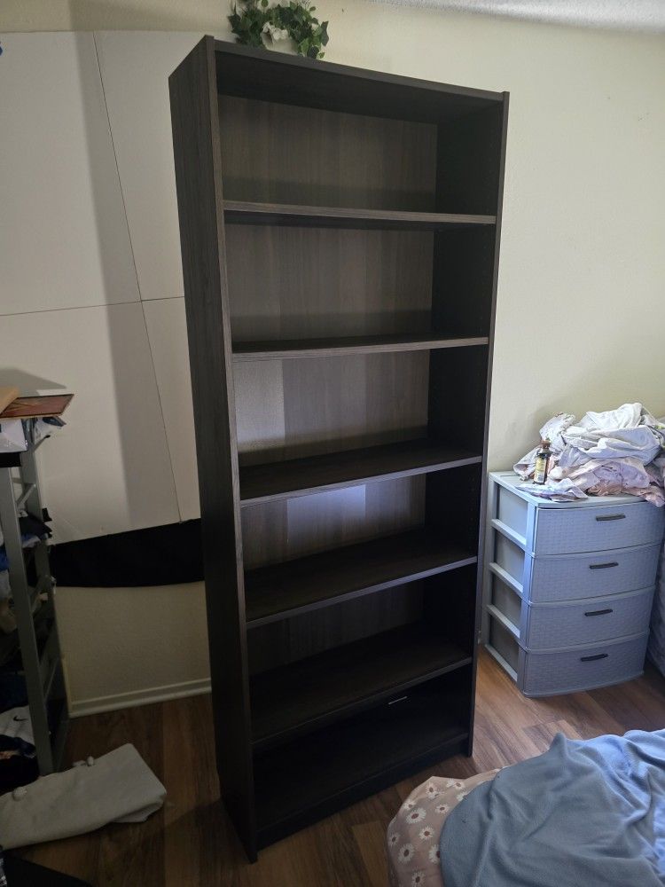 Bookshelf - 6 Shelves, Tall,  Solid 