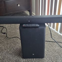 Jbl.2.1 Sound Bar And Sub