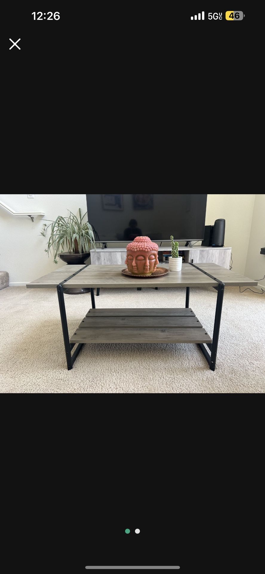 Gray Coffee Table