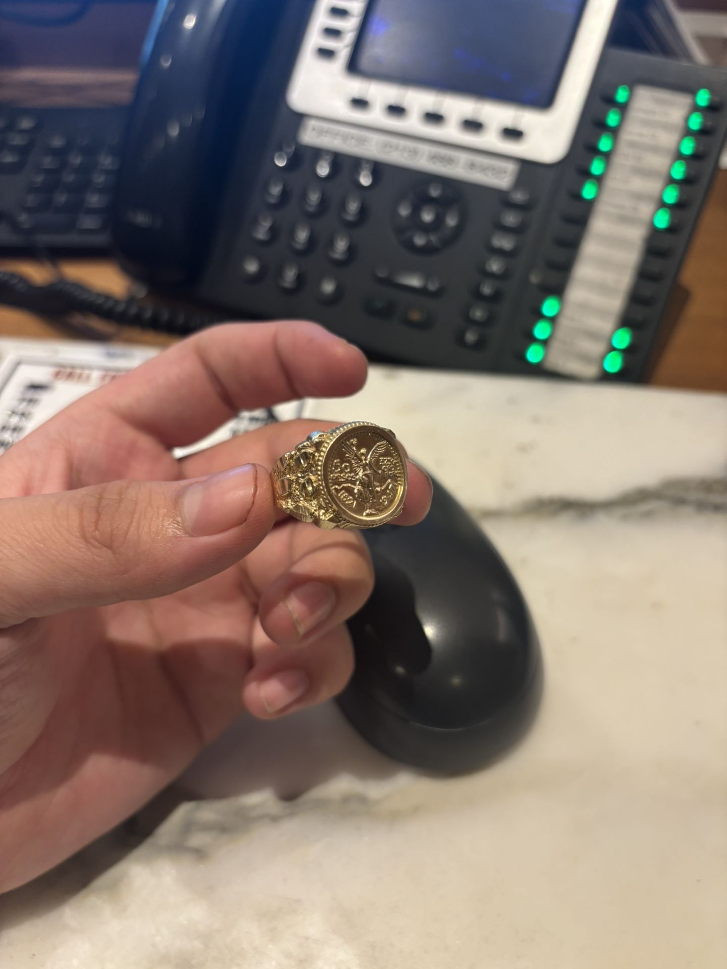 10k Nugget Ring 