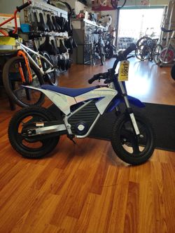 Kozruns mini e bike 350 Watt blue and orange