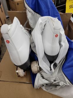 Classic Roller Skates High-Top Double-Row Leather Roller Skates for Women